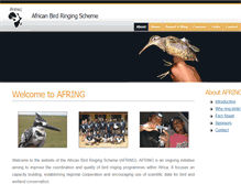 Tablet Screenshot of afring.adu.org.za